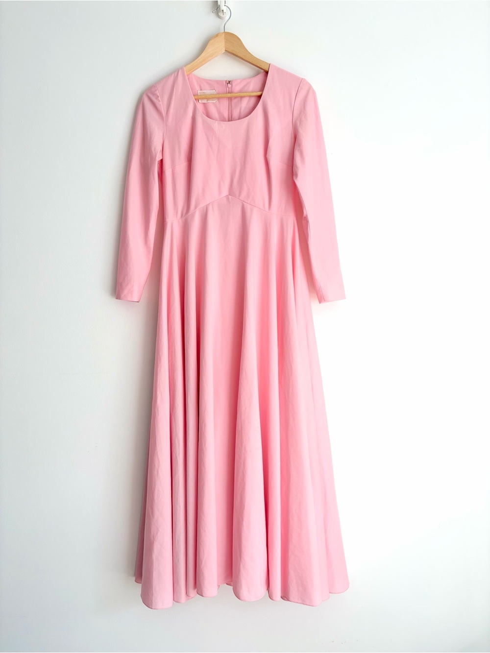 Vintage 1960s Myra Originals Bubblegum Pink Fit & Flare Barbiecore Maxi Dress S